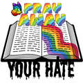 Pray Away Hate Sticker